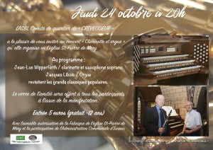 20191024 • Concert clarinette et orgue